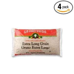 La Preferida Rice Long Grain, 10 pounds (Pack of 4)  