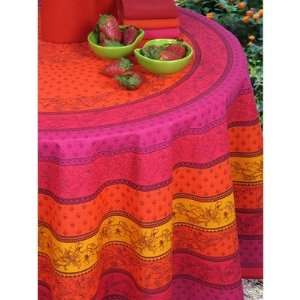  Bandol Corail 70 Round Tablecloth