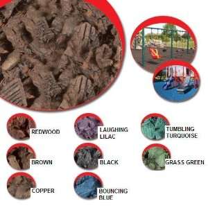  Rubber Mulch for Playgrounds, 1 Pallet   Copper EnduraSafe 