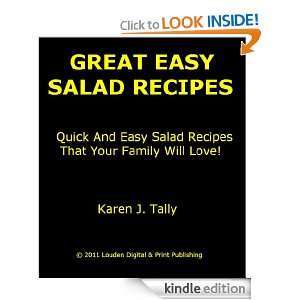 GREAT EASY SALAD RECIPES; Quick And Easy Salad Recipes That Your 