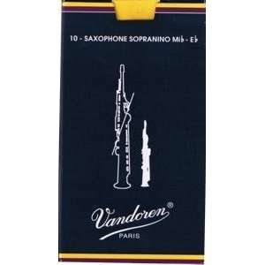  Vandoren Sopranino Saxophone Reeds Strength 4, Box of 10 
