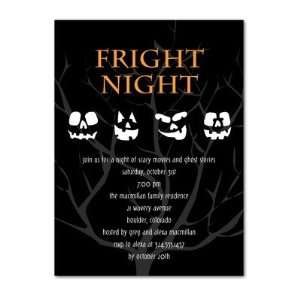 Halloween Party Invitations   Glowing Faces By Hello Little One For 