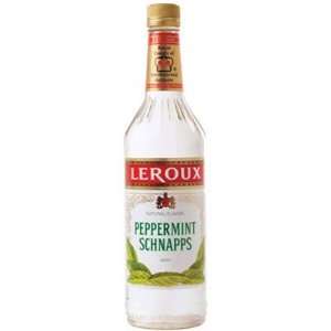  Leroux Peppermint Schnapps 1 L Grocery & Gourmet Food