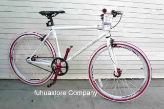Fixed Gear Bike Fixie Bicycle 40cm Fit 5 person White RD 248  
