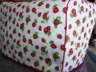 Wild Strawberry Fields Quilted Cover for Toaster Ovens  