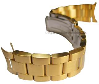   Link OYSTER Gold CURVED END Hadley Roma Watch Band Bracelet for Rolex