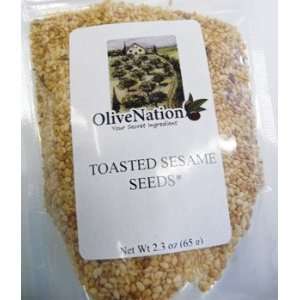 OliveNation Toasted Sesame Seeds 2.3 oz Grocery & Gourmet Food