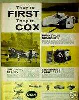 Cox Gas Line Military~1968~ Model Toy Airplane Kits Ad  