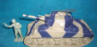 Classic Toy Soldiers WWII Sherman Tank w/ camoflauge  
