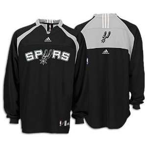 Spurs adidas Mens Long Sleeve Shooting Shirt  Sports 