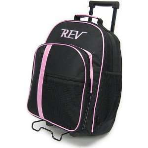  Rev Single Roller Pink/Black Bowling Bag Sports 