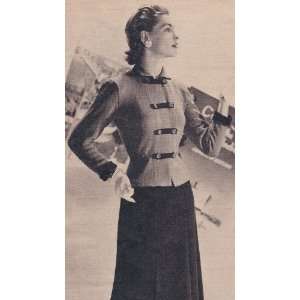Vintage Knitting PATTERN to make   Suit Dress Jacket/Top Skirt. NOT a 