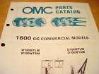 Evinrude Johnson 1600cc Motor Parts Manual 1988 OMC 100
