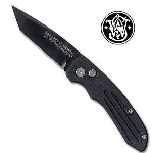  Smith and Wesson Folding Knife Tanto Black Plain Sports 