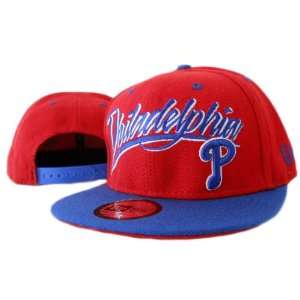   Era Philadelphia Phillies Snap Back Hat Red Blue