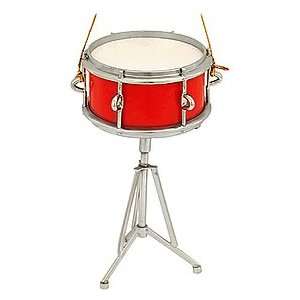  Red Snare Drum Ornament