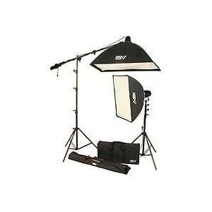   765 UM Lights, Softboxes, Boom Arm, Stands & Cases