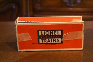 Vintage Lionel Model Train Box Car Boxcar 6014 O Scale Yellow Sunoco 