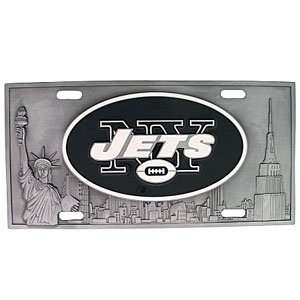  3D License Plate New York Jets