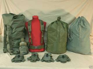 USGI Lot Duffle Ammo Pouch Laundry Scent Bag L Web Belt  