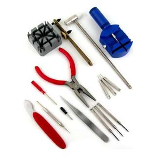 16 Pc Precision Tool Kit for Watch Repair Link Remover  