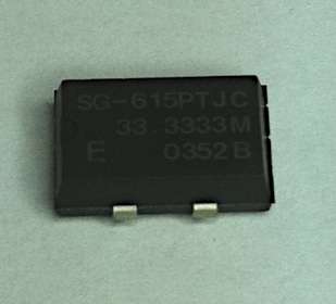 This is a listing for 5 new Epson Seiko SG 615PTJC 33.3333MHz crystal 