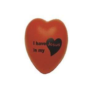  Stress Balls Jesus Loves Me Heart Pack of 24