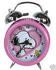 peanuts snoopy clock snoopy twin bells alarm clock 