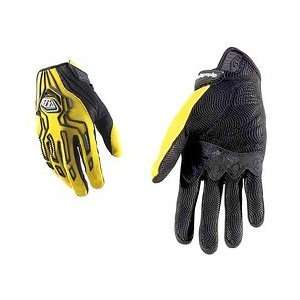   Troy Lee SE Full Finger Gloves Medium Yellow