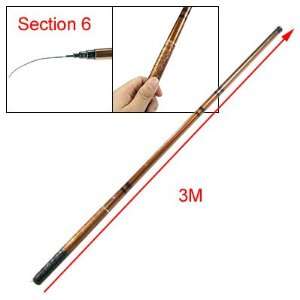   Length 6 Sections Telescoping Fishing Rod Fish Pole