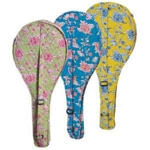 Tennis Racquet Cover (Floral)   3 Styles