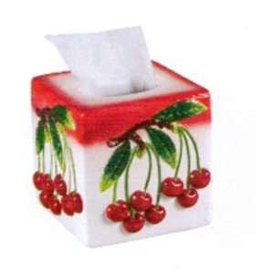  Bathroom Tissue holder ,tissue box red cherry