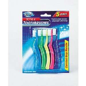  5 Pack Kids Toothbrushes 