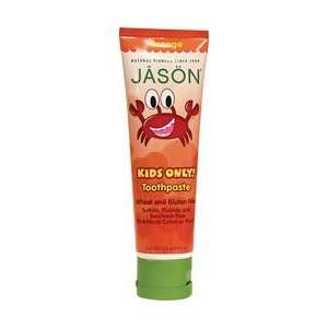  Kids Only Toothpaste Orange 4.2 oz Paste by Jason Natural 