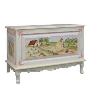  French Toy Chest   Enchanted Forest