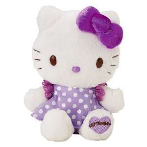  Hello Kitty   Small September Birthday Kitty 6 Plush 