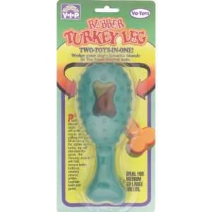  7in Rubber Turkey Leg with Treat Hole