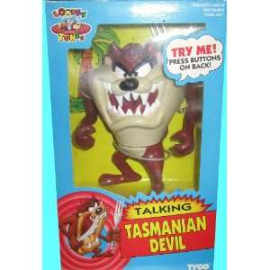   Looney Tunes   6 Talking Tasmanian Devil Figure (1993) Toys & Games