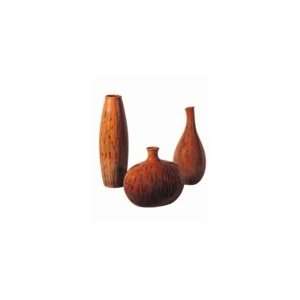  Willow Set of Three Ceramic Art Vases