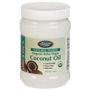  Vitamin Shoppe   Organic Extra Virgin Coconut Oil, 15 oz 