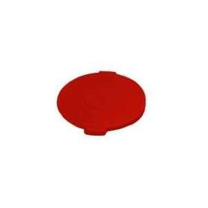   Carlisle Bronco Waste Container Lid Red 3EA 341045 05