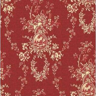  Waverly Country House Red Toile Fabric By the Yard 