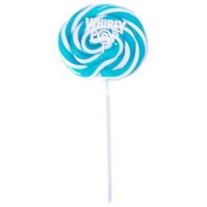 Blue & White Whirly Pop 1.5oz   3 inch 60ct  Grocery 
