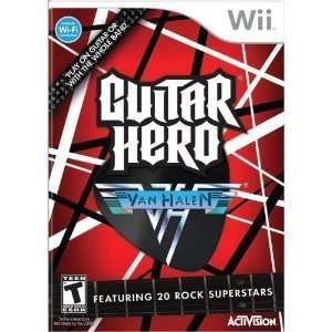  Wii Guitar Hero Van Halen Guitar Bundle (Game + Van Halen 