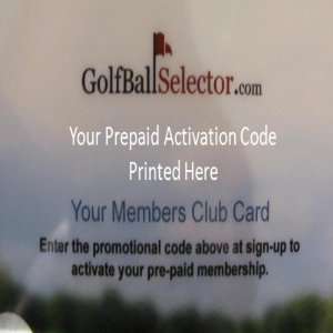  GolfBallSelector Premium (Annual) Prepaid Membership 